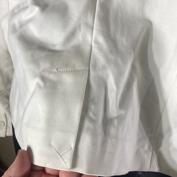 Helmut lang white/off white blazer jacket one button large Corpcore career work - Picture 7 of 7